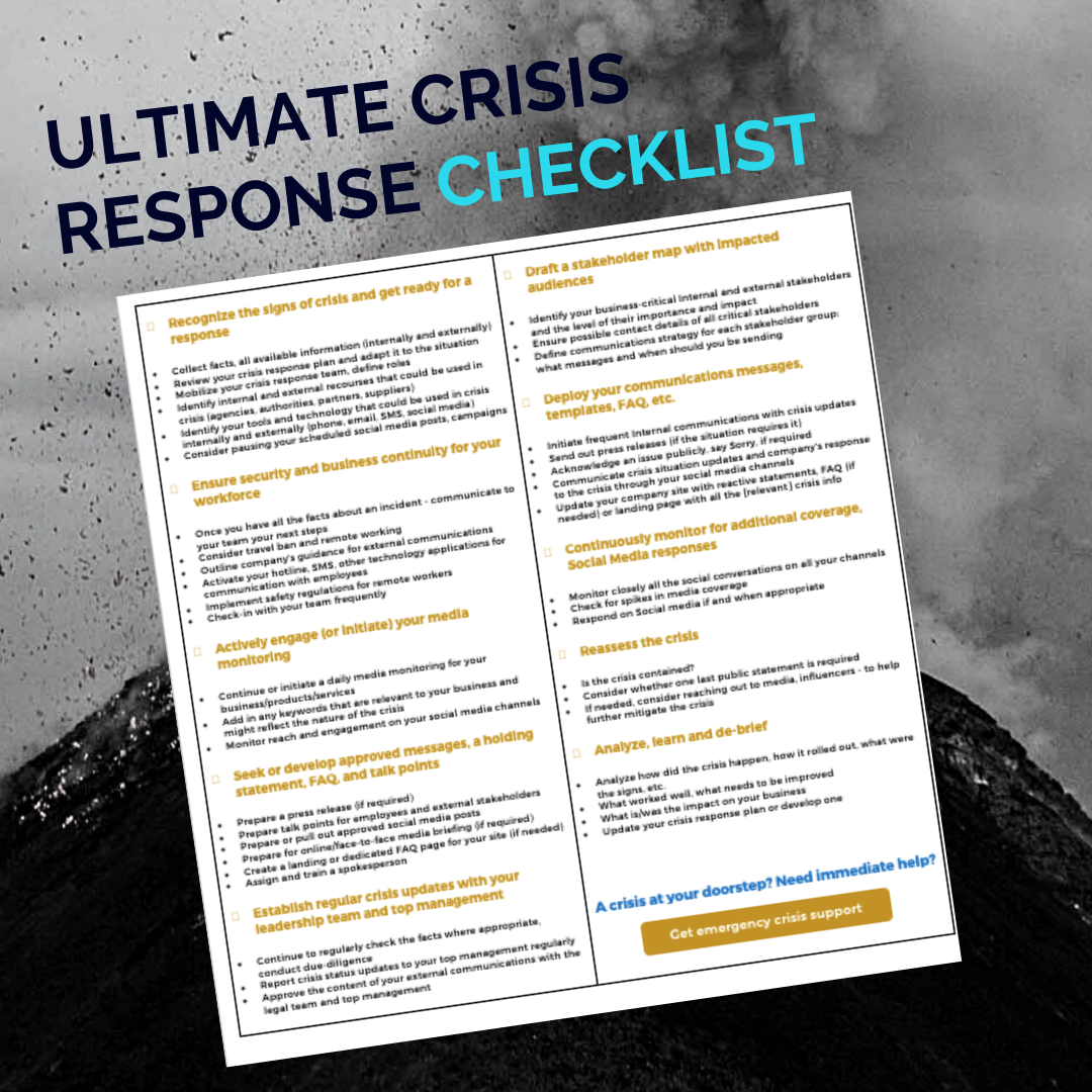 What Everybody Ought To Know About Crisis Management - Reputation Science